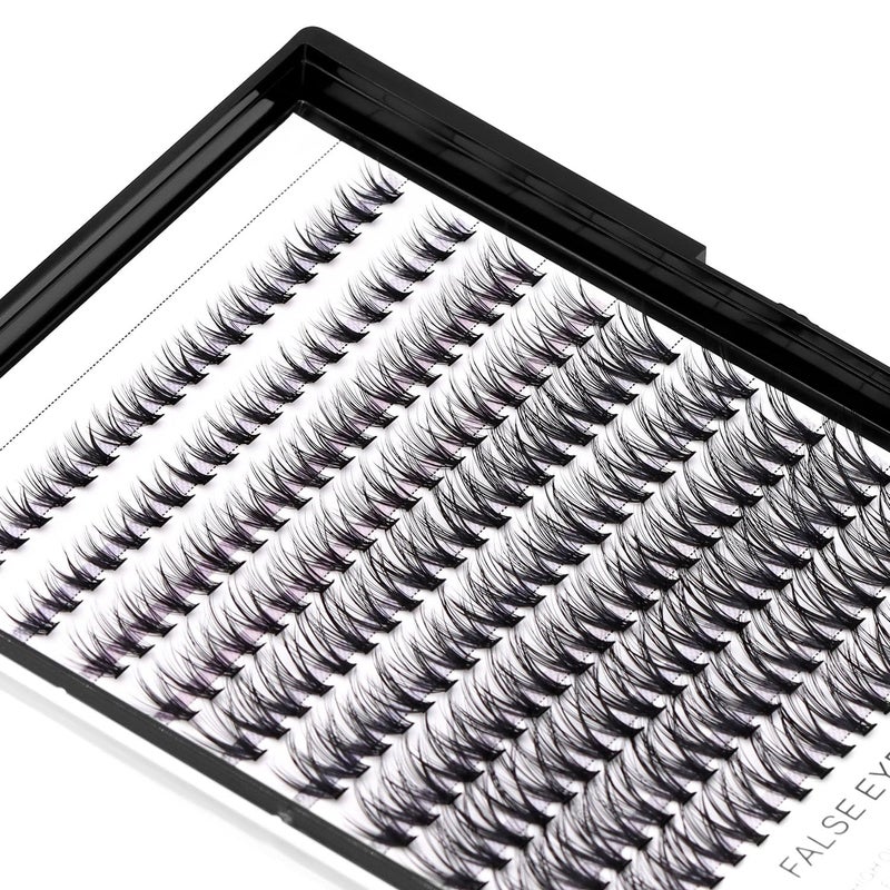 Vayator â†’VAYATOR False Eyelashes 20D 200pcs D Curl 8-20mm Mixed Mink Eyelashes Extension Natural Faux Eyelashes Individual Lashes Makeup Tools(8-10-12-14mm Mixed) - Image 3